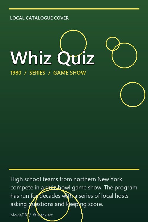 Whiz Quiz poster