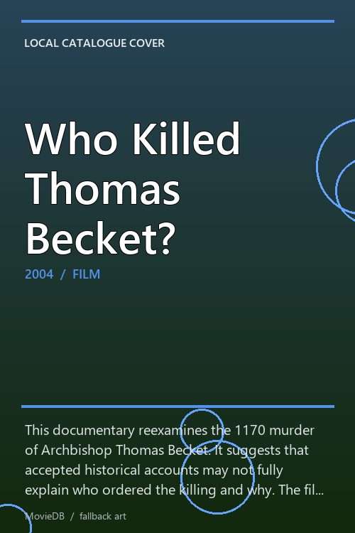 Who Killed Thomas Becket? poster