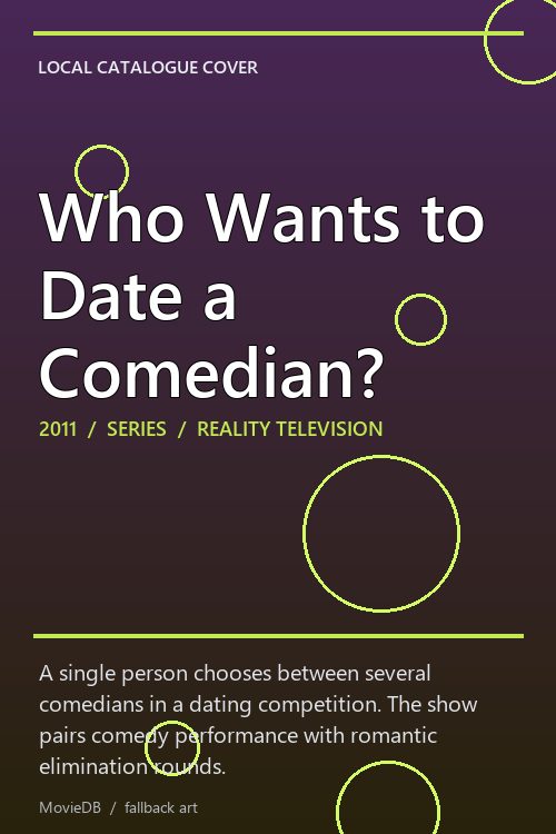 Who Wants to Date a Comedian? poster