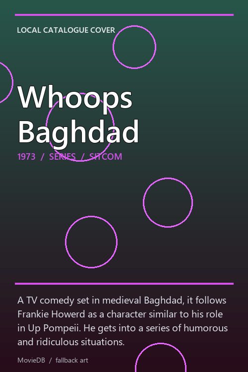 Whoops Baghdad poster