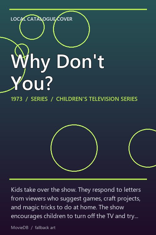 Why Don't You? poster