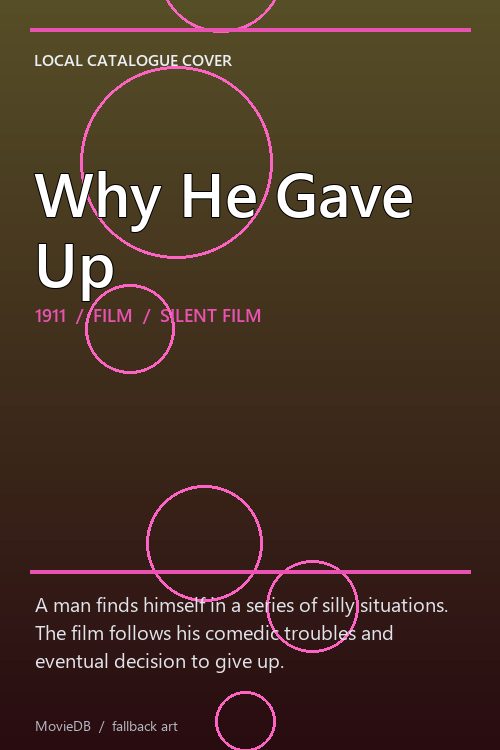 Why He Gave Up poster