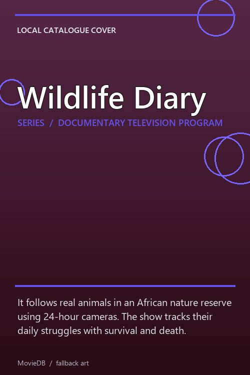 Wildlife Diary poster
