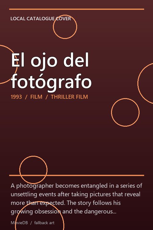 El ojo del fotógrafo poster