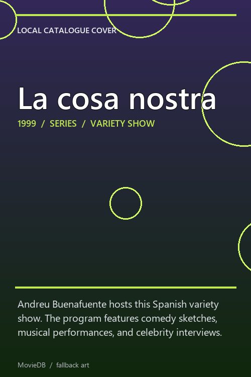 La cosa nostra poster