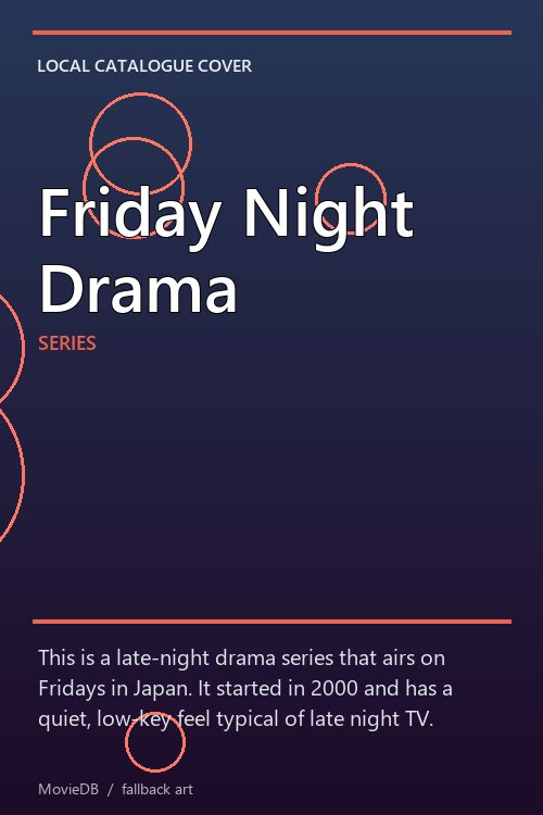 Friday Night Drama poster