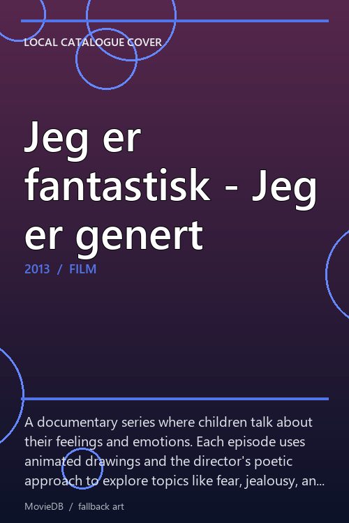 Jeg er fantastisk - Jeg er genert poster