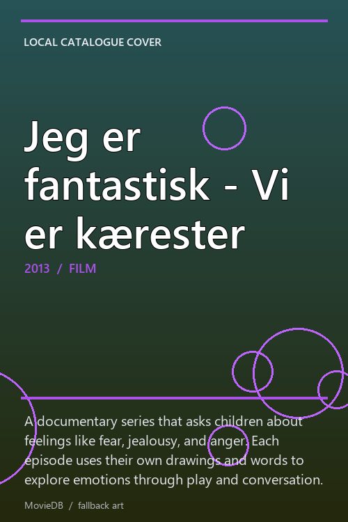 Jeg er fantastisk - Vi er kærester poster