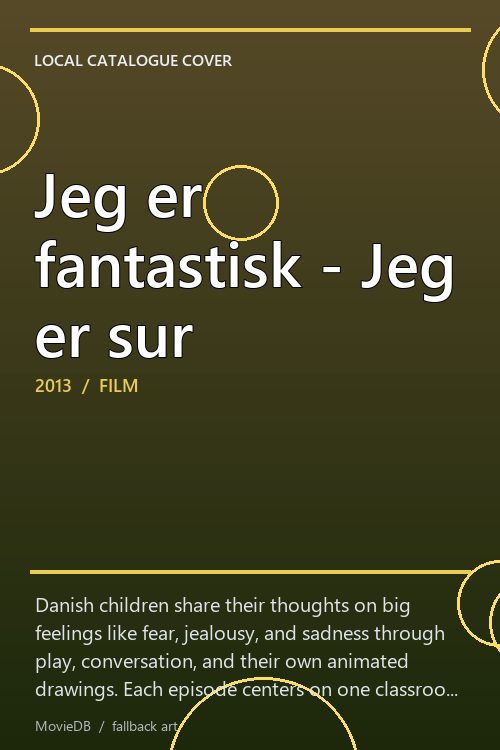 Jeg er fantastisk - Jeg er sur poster