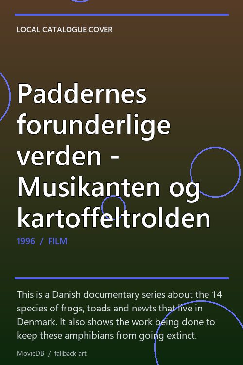 Paddernes forunderlige verden - Musikanten og kartoffeltrolden poster