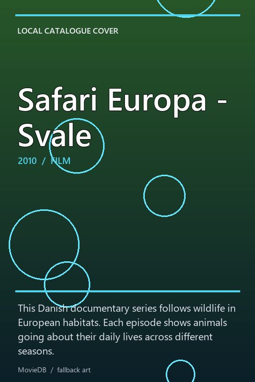 Safari Europa - Svale poster