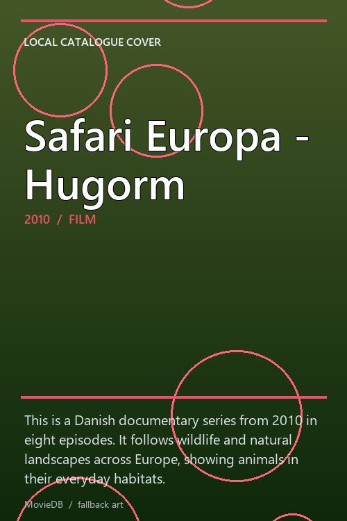 Safari Europa - Hugorm poster
