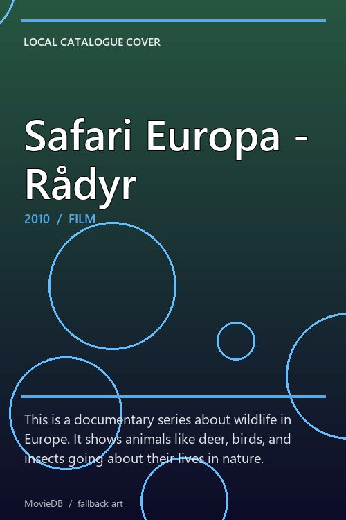 Safari Europa - Rådyr poster