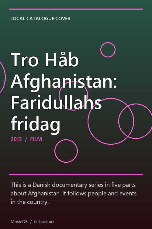 Tro Håb Afghanistan: Faridullahs fridag poster