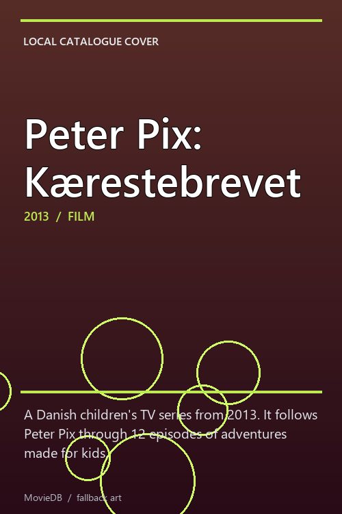 Peter Pix: Kærestebrevet poster