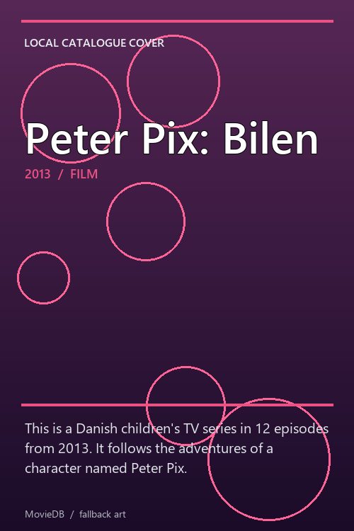Peter Pix: Bilen poster