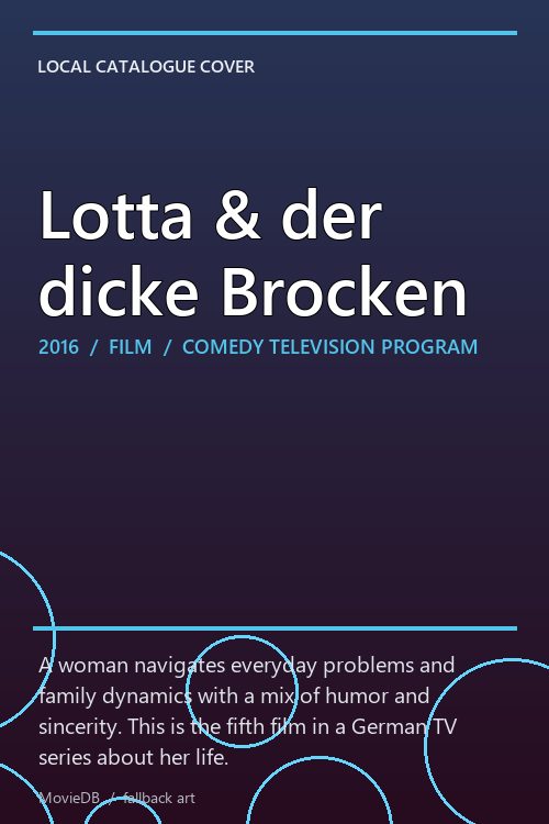 Lotta & der dicke Brocken poster