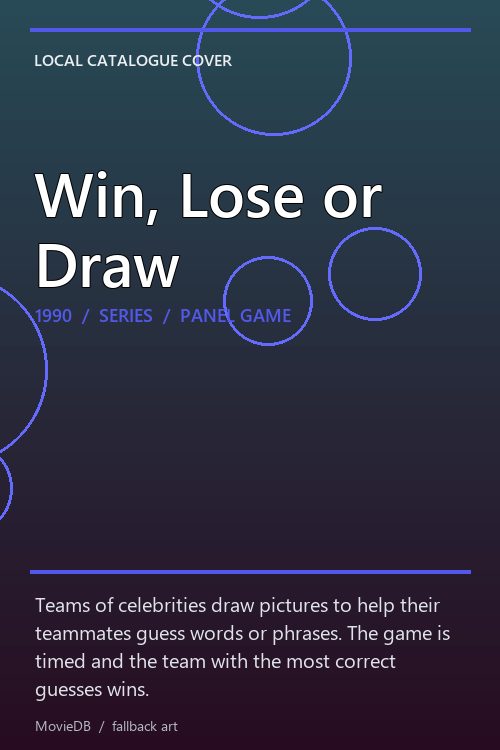 Win, Lose or Draw poster