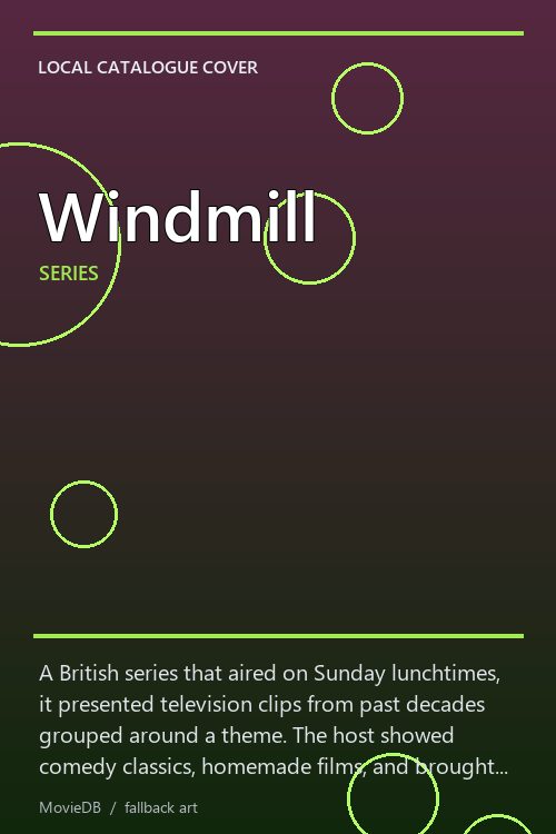 Windmill poster
