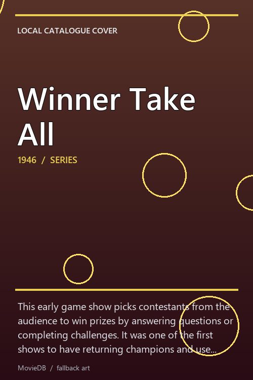 Winner Take All poster