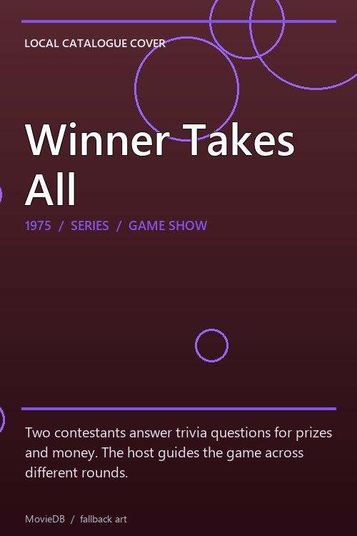 Winner Takes All poster