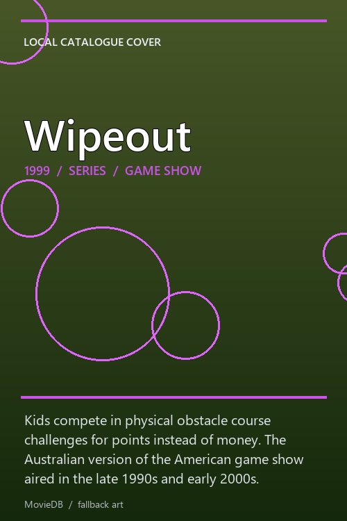 Wipeout poster