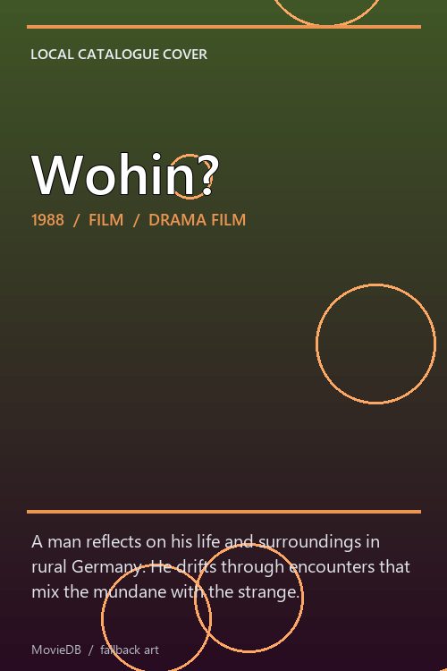 Wohin? poster