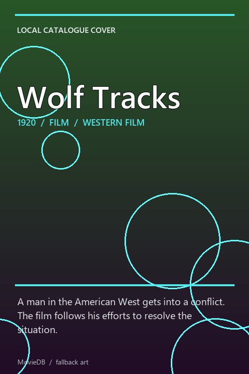Wolf Tracks poster