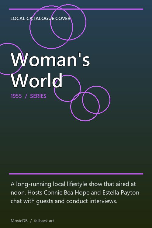 Woman's World poster
