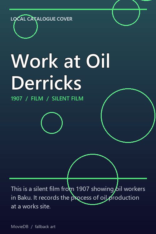 Work at Oil Derricks poster