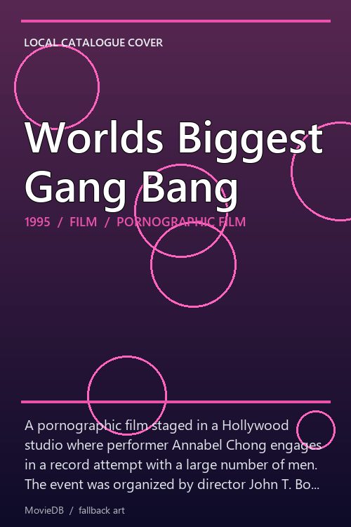 Worlds Biggest Gang Bang poster