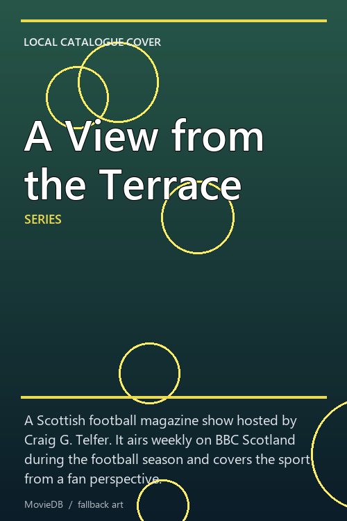 A View from the Terrace poster