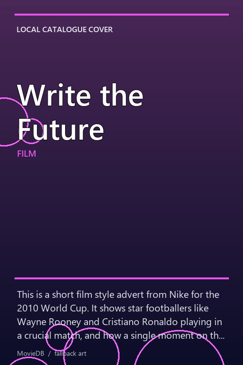 Write the Future poster