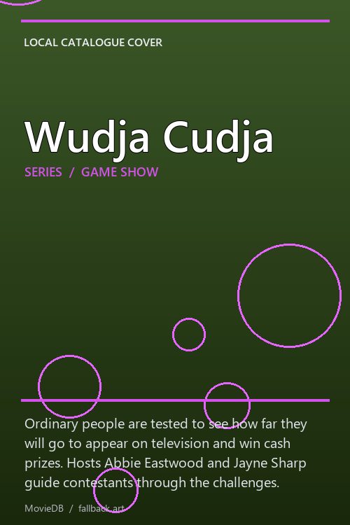 Wudja Cudja poster
