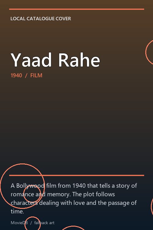 Yaad Rahe poster