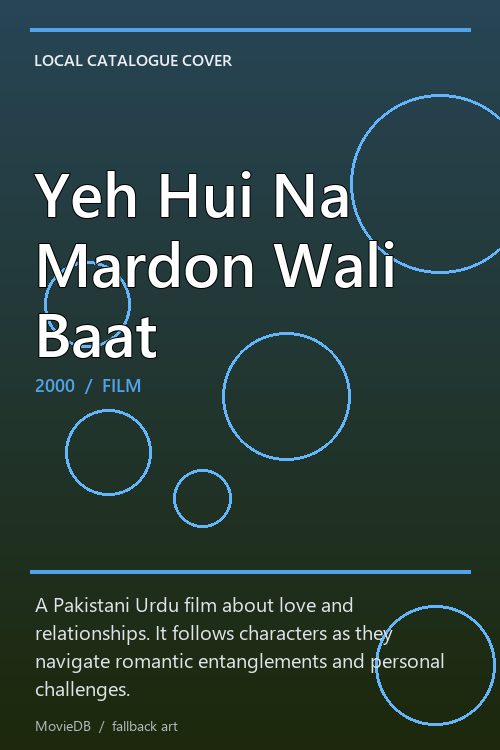 Yeh Hui Na Mardon Wali Baat poster