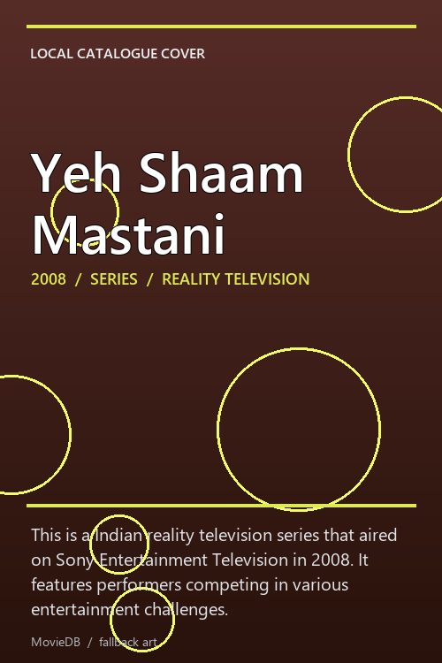 Yeh Shaam Mastani poster