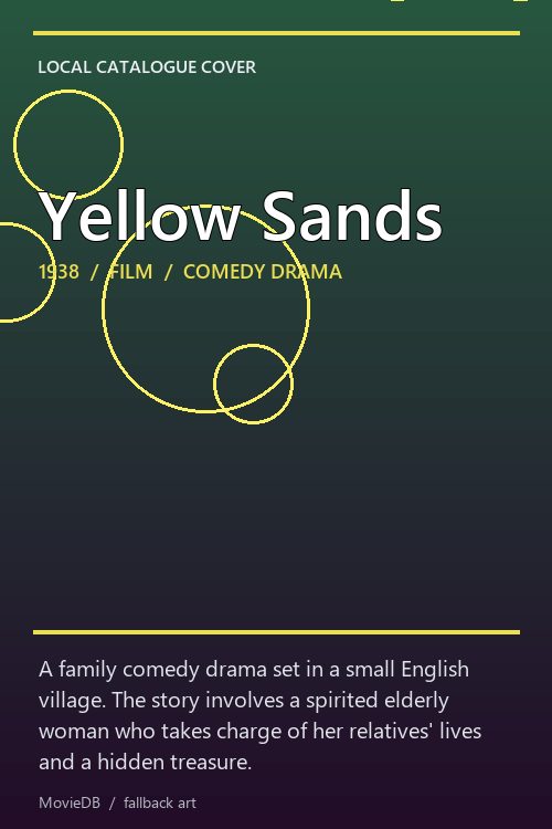 Yellow Sands poster