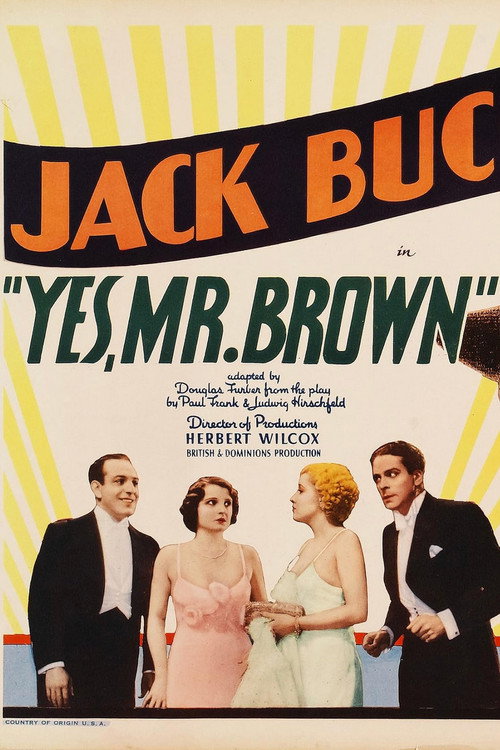 Yes, Mr Brown poster