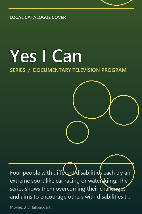 Yes I Can poster