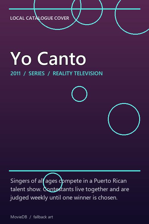 Yo Canto poster