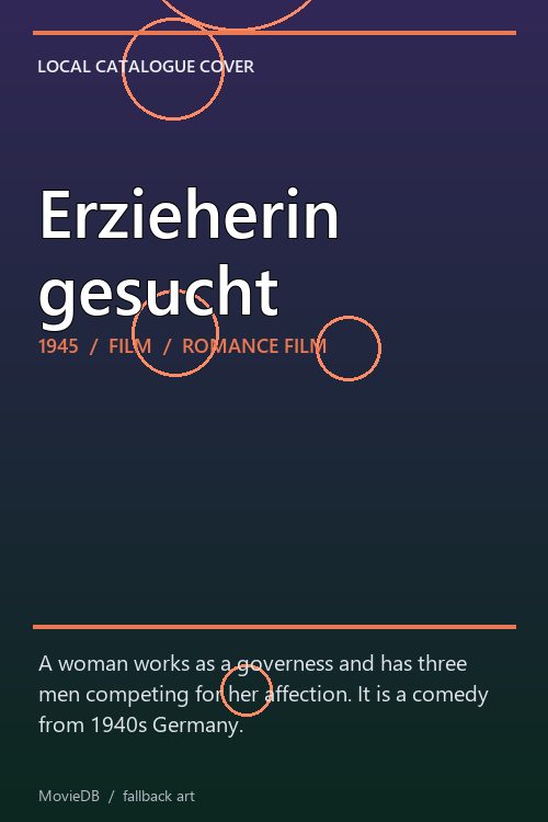 Erzieherin gesucht poster