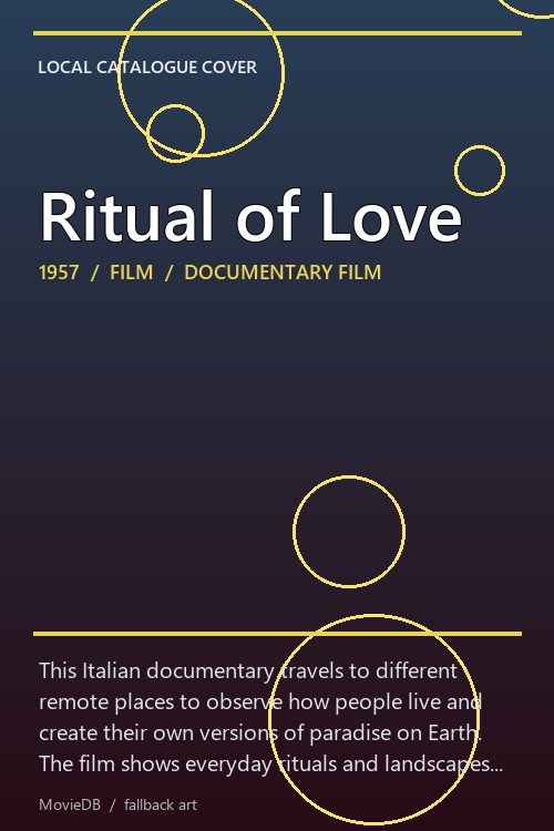 Ritual of Love poster