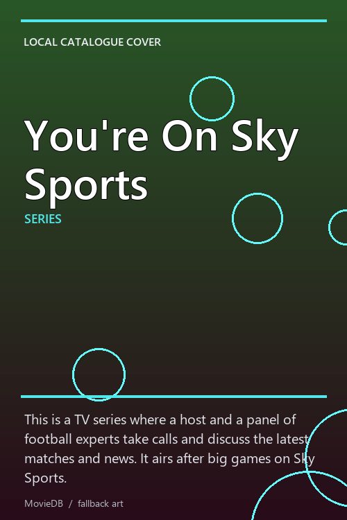 You're On Sky Sports poster
