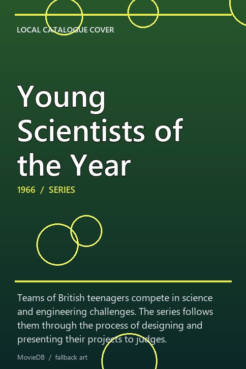 Young Scientists of the Year poster