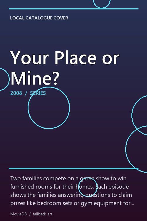 Your Place or Mine? poster