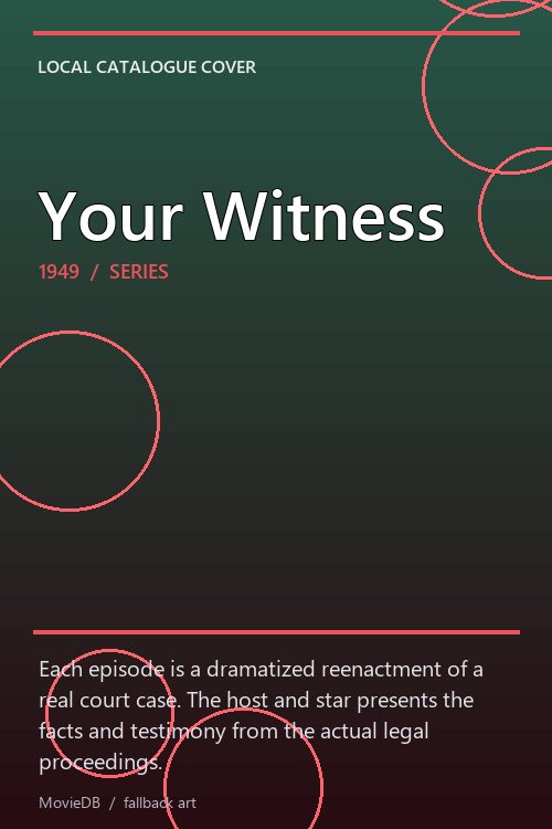 Your Witness poster
