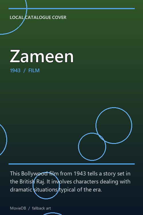 Zameen poster