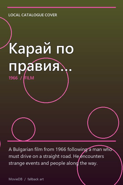 Карай по правия… poster