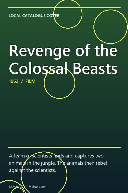 Revenge of the Colossal Beasts poster